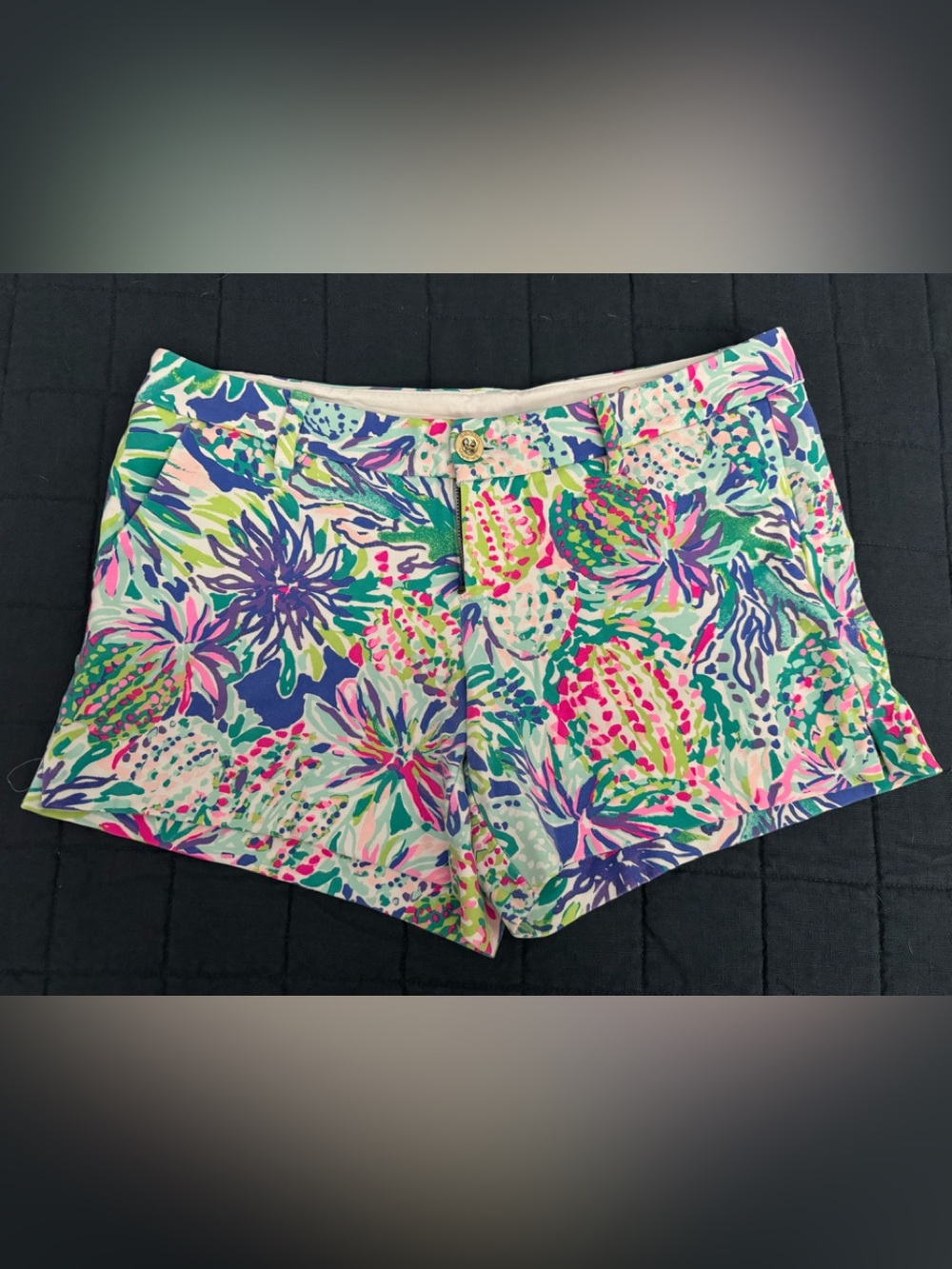 Lilly Pulitzer Ladies Callahan Stretch Knit Shorts Size 8